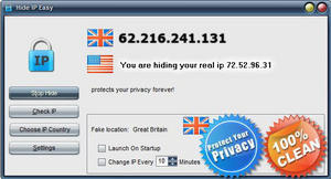 Hide IP Easy 5.0.2.6 surf anonymously